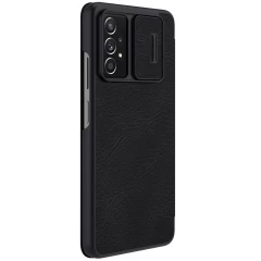 Samsung Galaxy A73 5G maciņš melns Nillkin Qin Leather  Pro