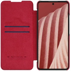 Samsung Galaxy A73 5G maciņš sarkans Nillkin Qin Leather  Pro