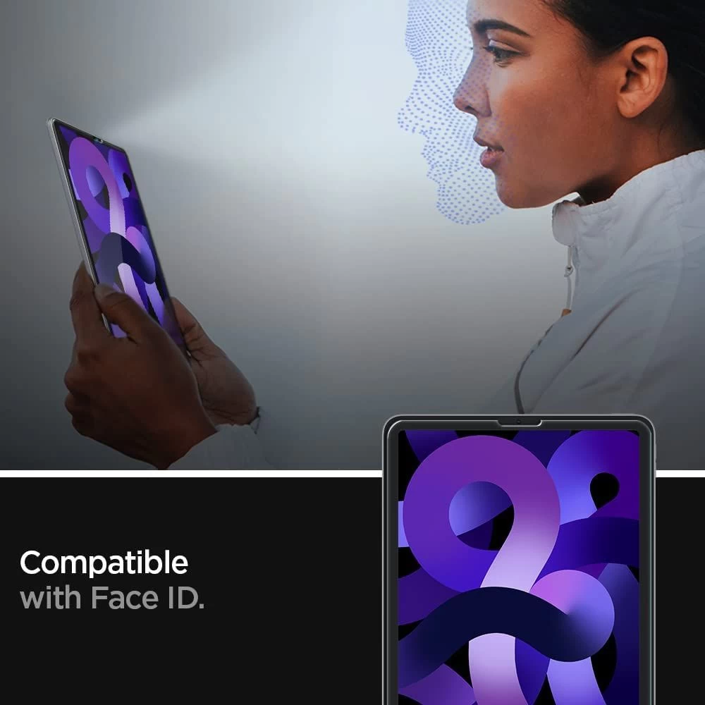 Apple iPad Air 5 (2022) planšetės apsauginis stiklas  SPIGEN Glas.TR SLIM