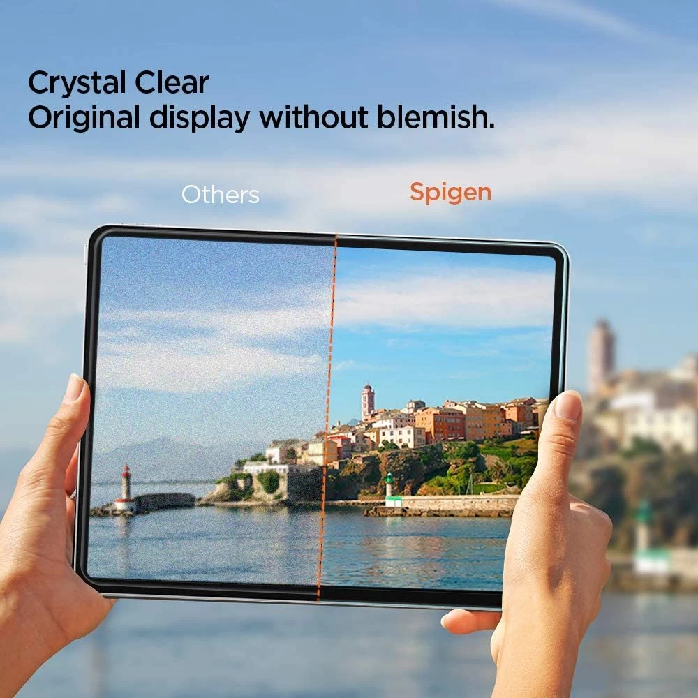 Apple iPad Air 5 (2022) planšetės apsauginis stiklas  SPIGEN Glas.TR SLIM