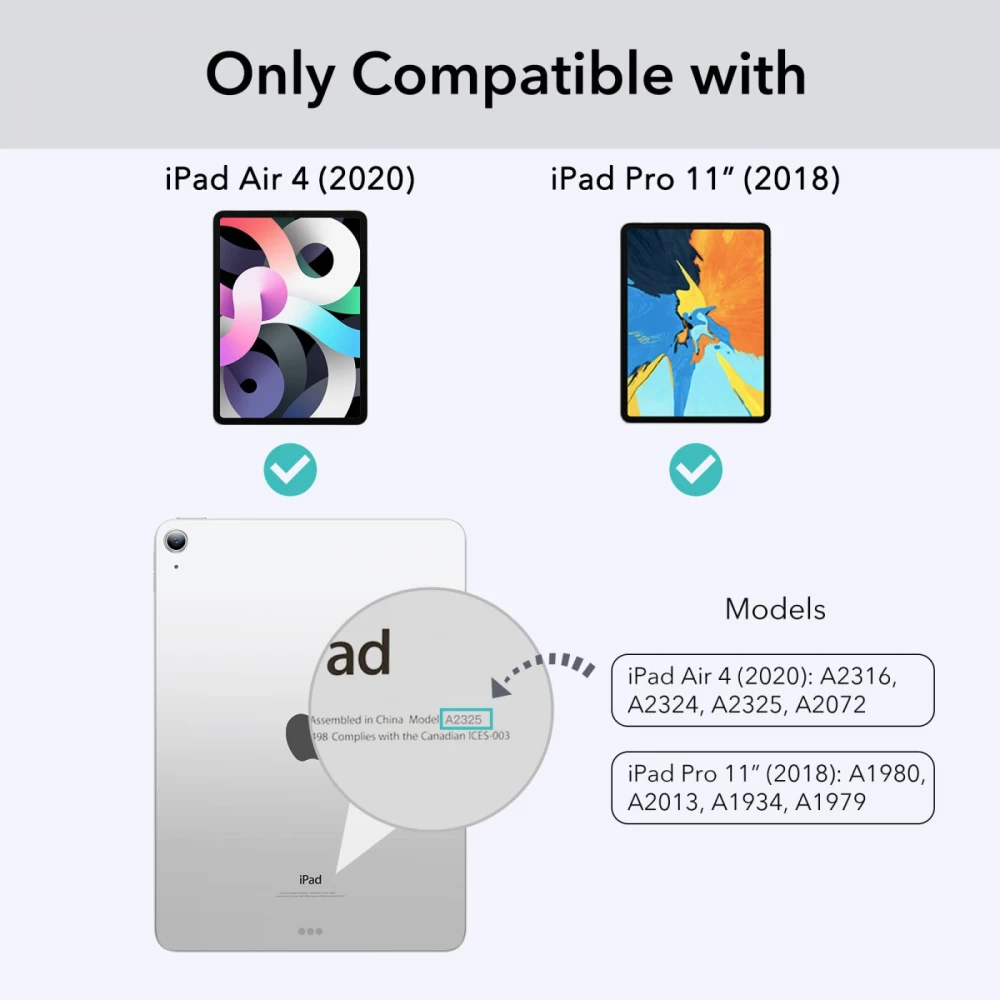 Apple iPad Air 5 (2022) чехол для планшетa зеленый ESR REBOUND MAGNETIC