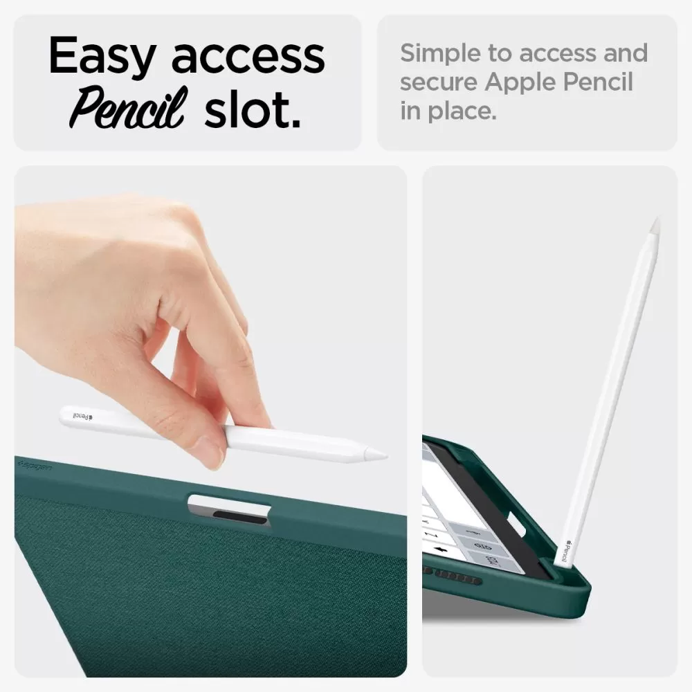 Apple iPad Air 5 (2022) tablet skal, fodral grön SPIGEN URBAN FIT