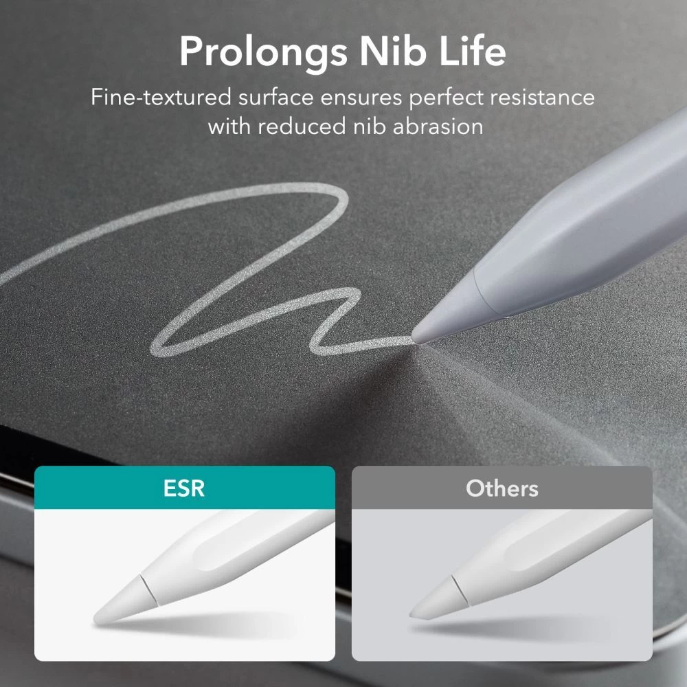 Apple iPad Air 5 (2022) tablet skärmskydd  ESR PAPER FEEL MAGNETIC