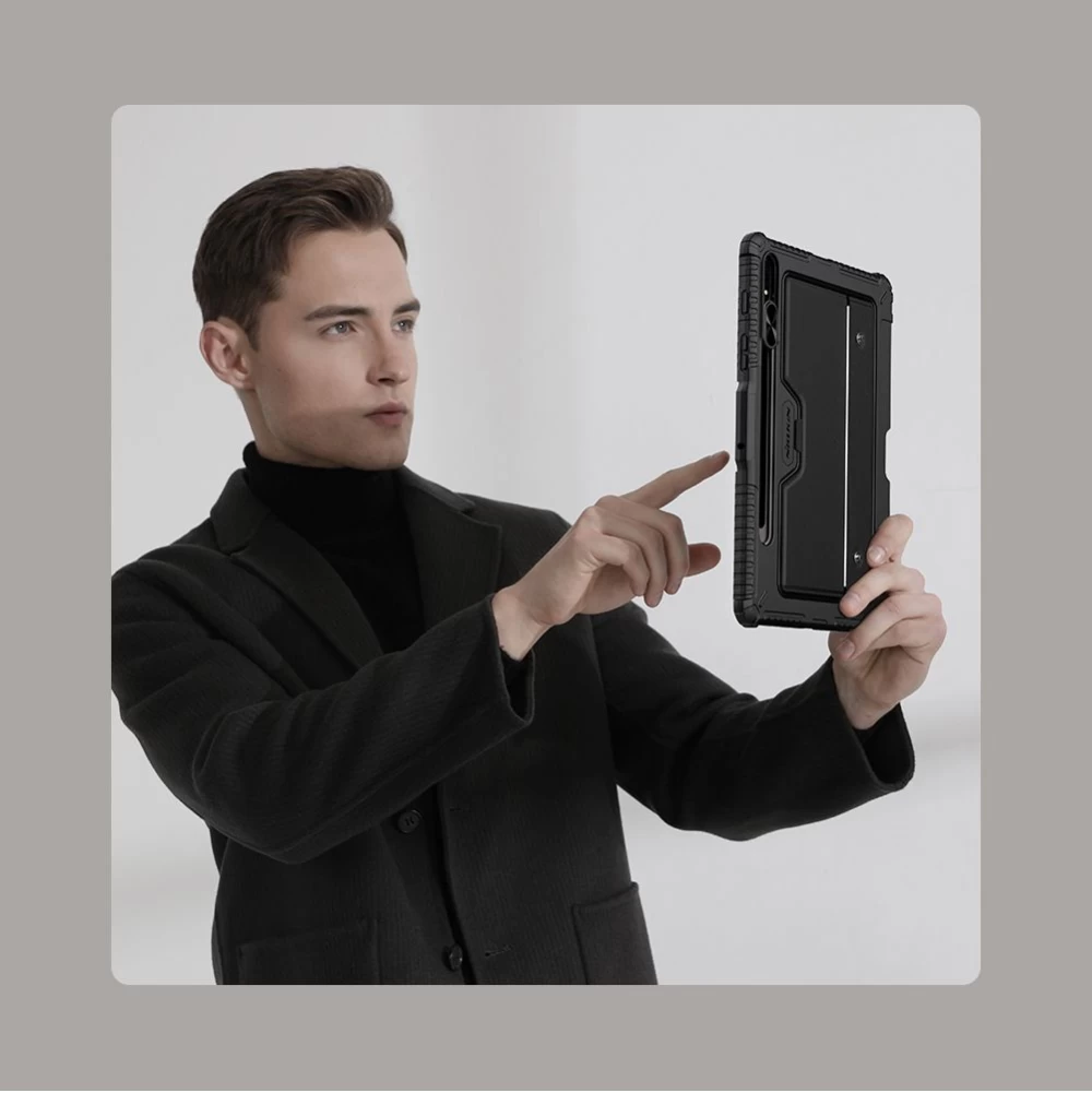 Samsung Galaxy Tab S8 maciņš melns Nillkin Bumper Combo Keyboard