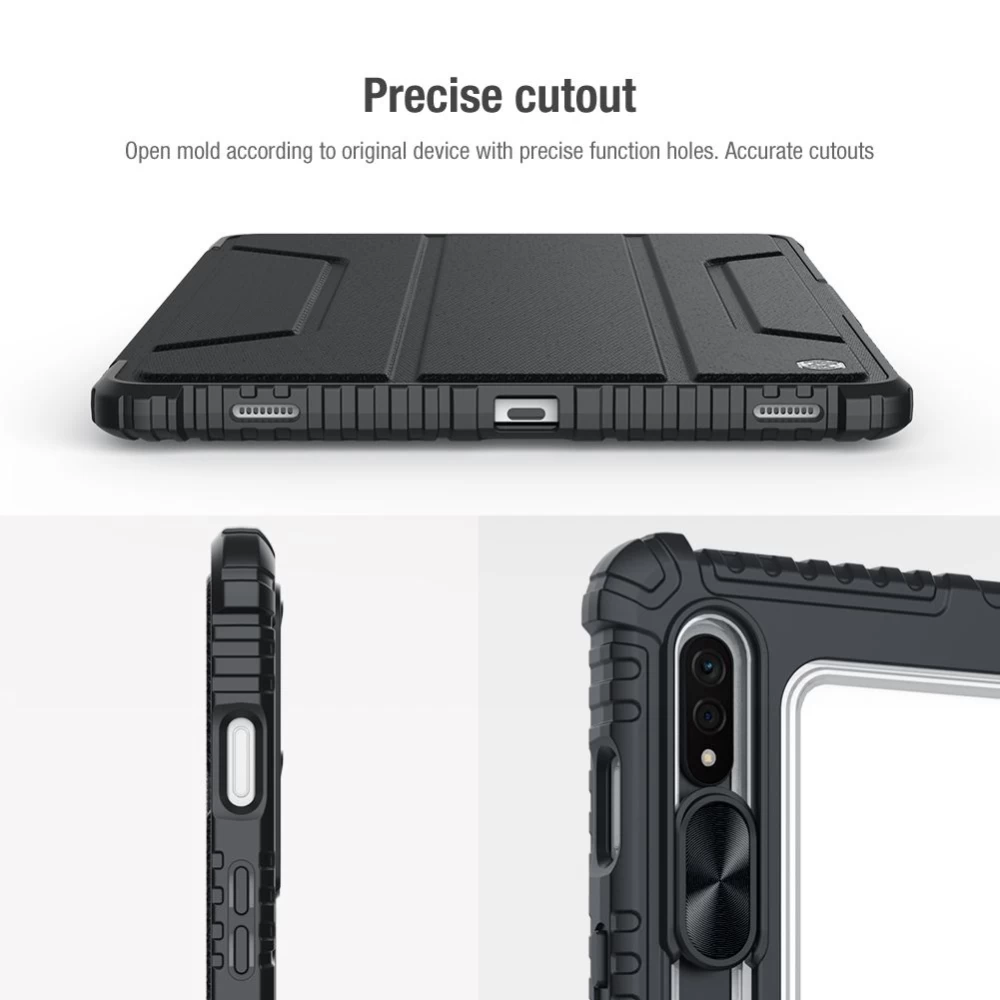 Samsung Galaxy Tab S8 maciņš zils Nillkin Bumper Leather  Pro
