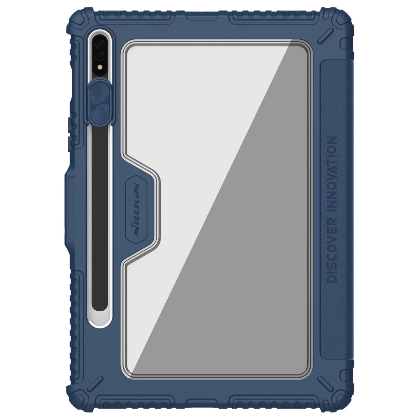 Samsung Galaxy Tab S8 maciņš zils Nillkin Bumper Leather  Pro