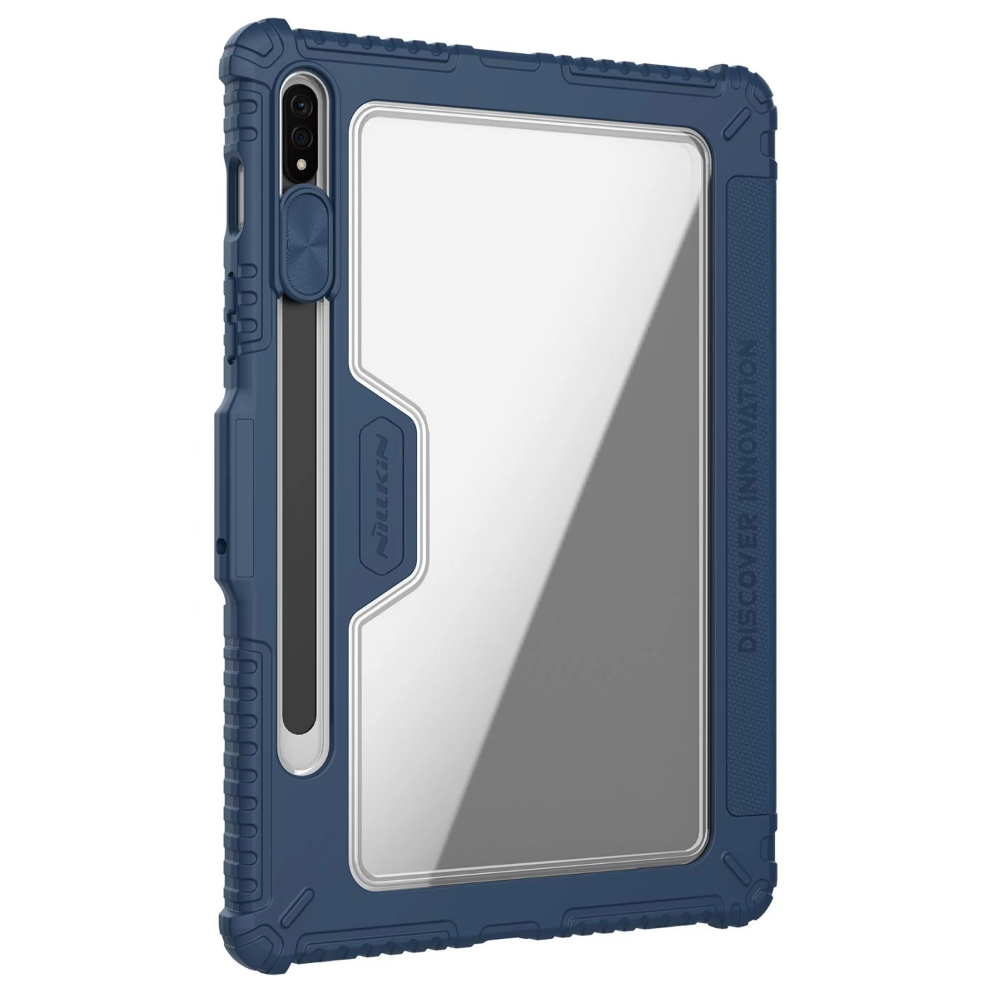 Samsung Galaxy Tab S8 maciņš zils Nillkin Bumper Leather  Pro