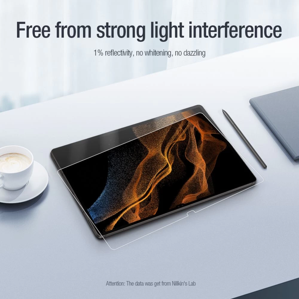 Samsung Galaxy Tab S8 Ultra tablet skärmskydd  NILLKIN PURE SERIES AR FILM