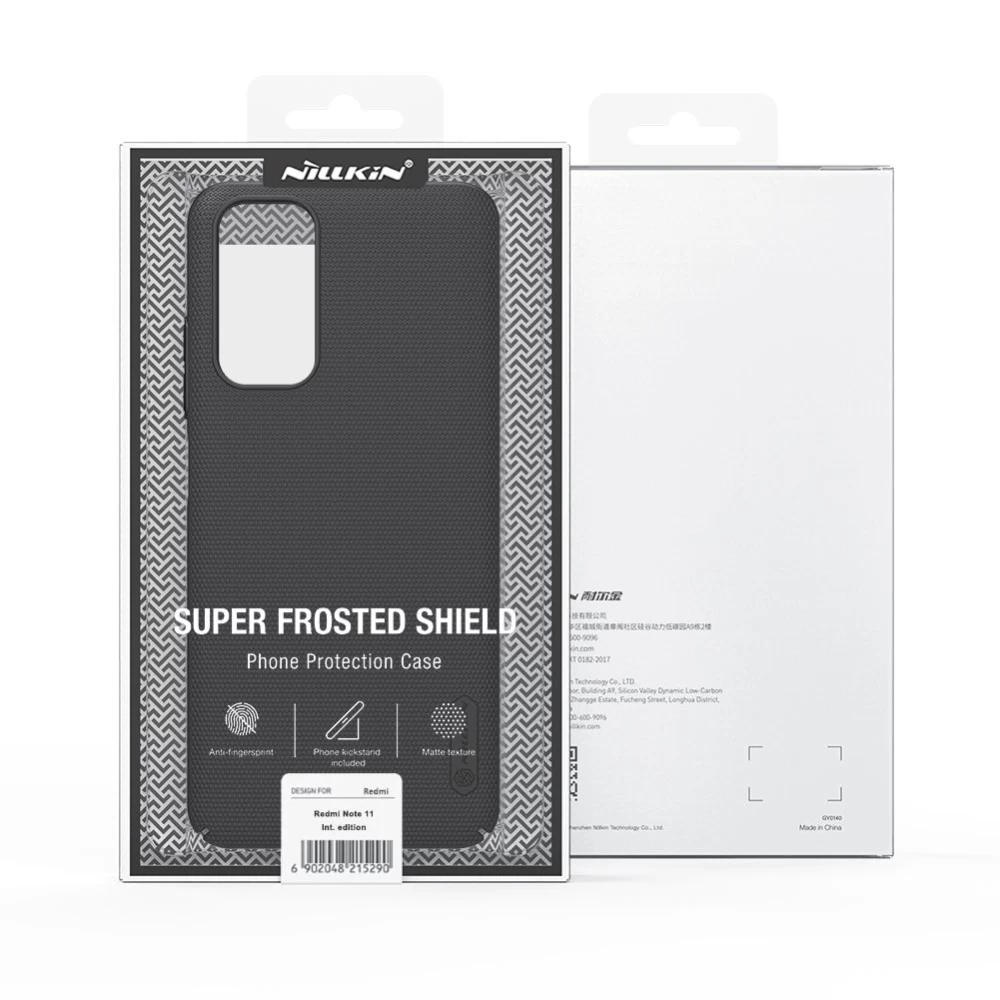 Xiaomi RedMi Note 11 Global dėklas baltas Nillkin Super Frosted Shield