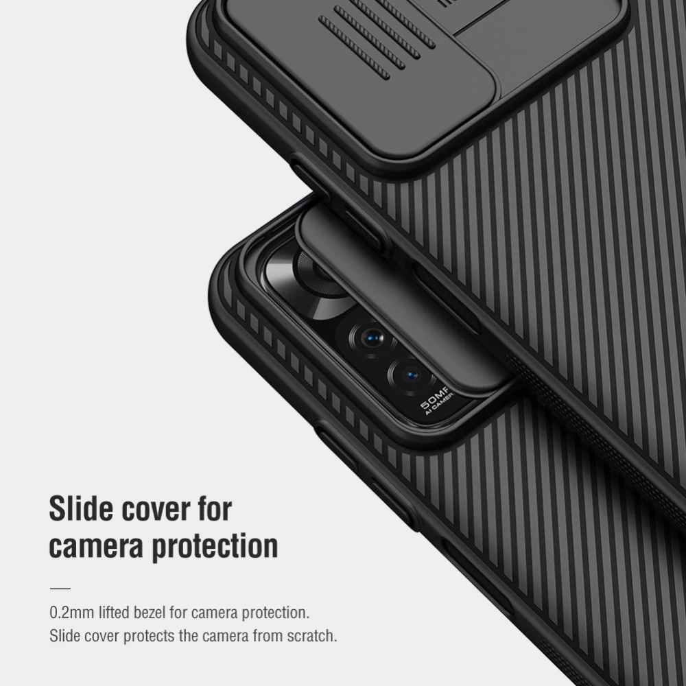 Xiaomi RedMi Note 11 Global case black Nillkin CamShield (Int.Edition)