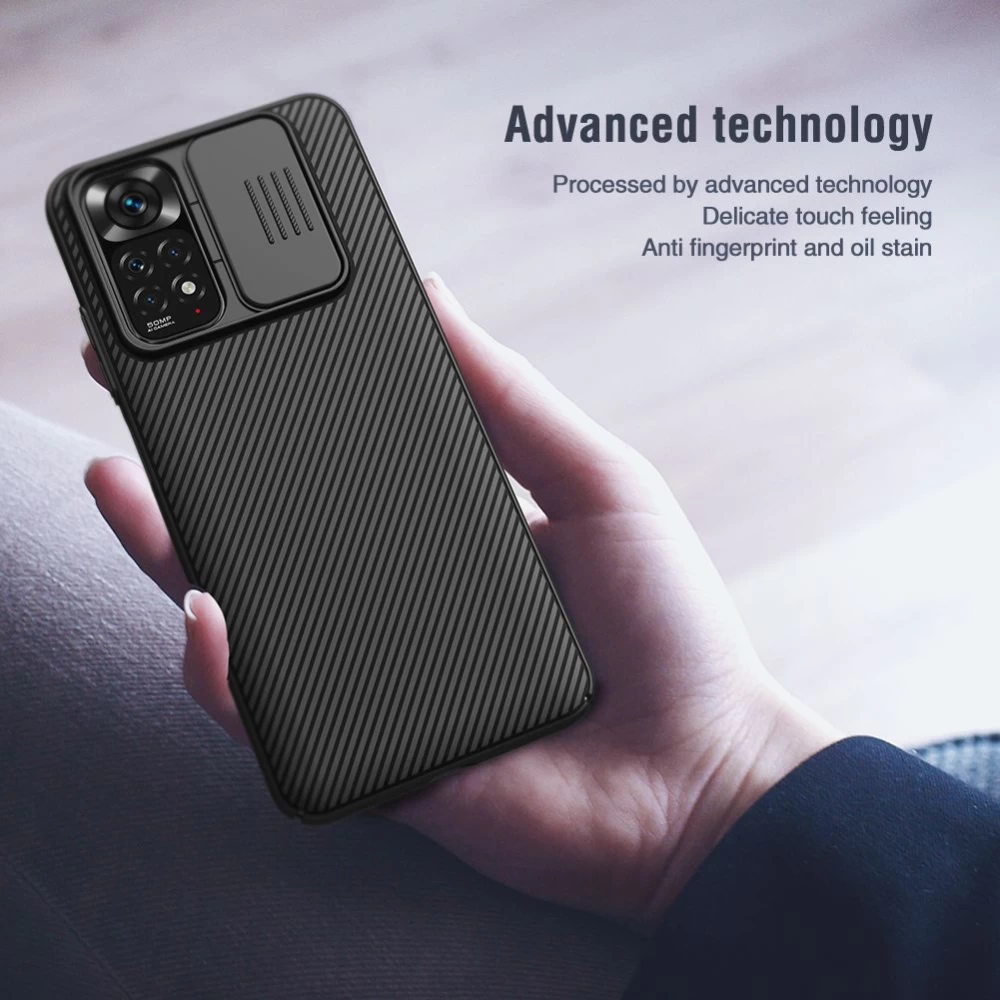Xiaomi RedMi Note 11 Global case black Nillkin CamShield (Int.Edition)