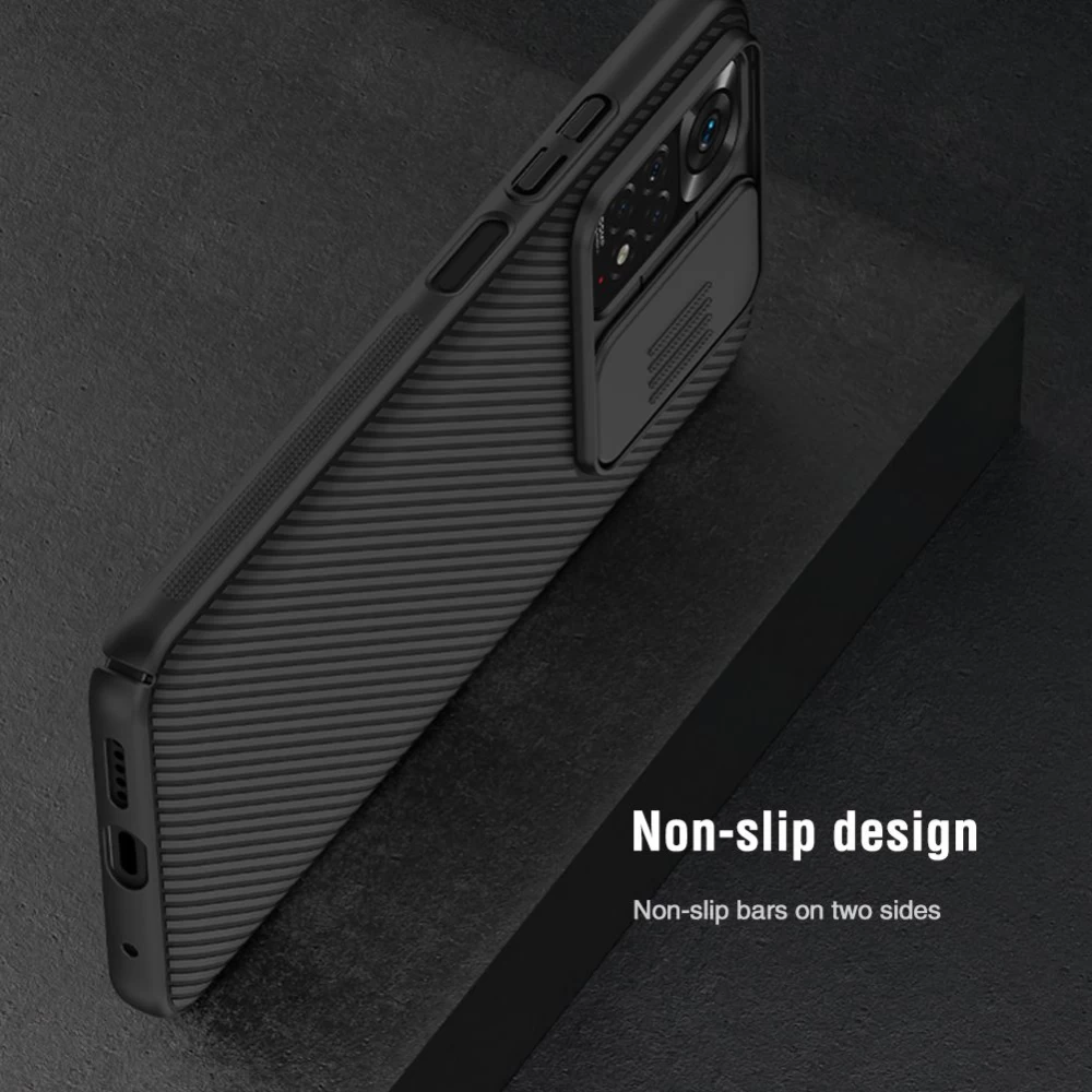 Xiaomi RedMi Note 11 Global case black Nillkin CamShield (Int.Edition)