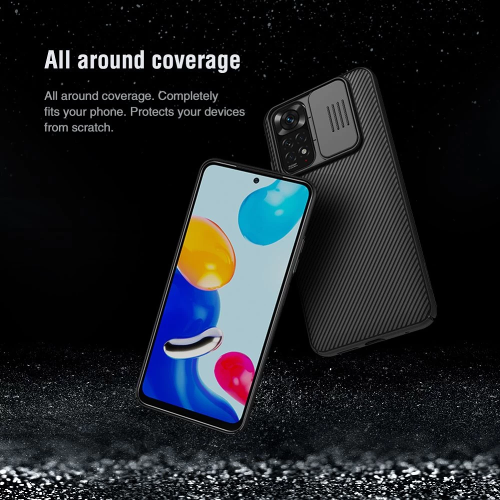 Xiaomi RedMi Note 11 Global case black Nillkin CamShield (Int.Edition)