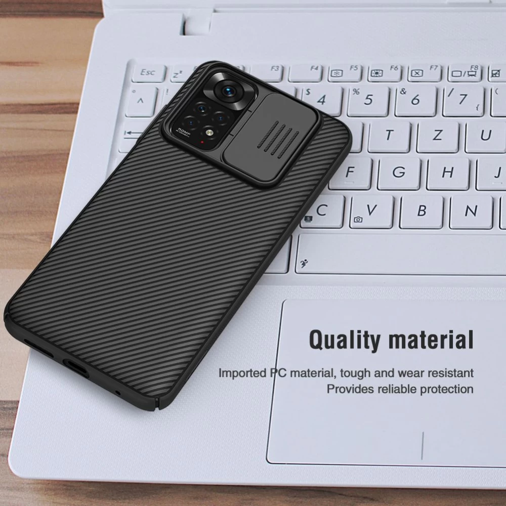 Xiaomi RedMi Note 11 Global case black Nillkin CamShield (Int.Edition)