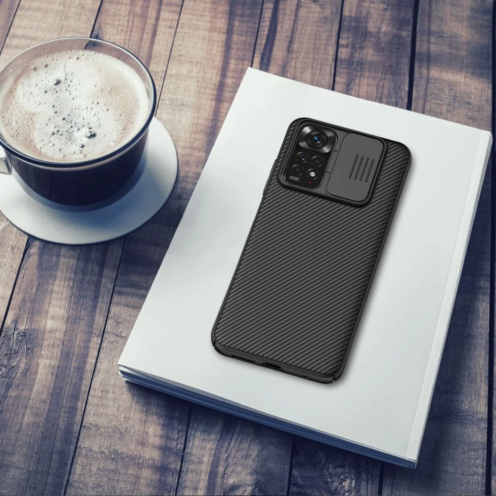 Xiaomi RedMi Note 11 Global case black Nillkin CamShield (Int.Edition)