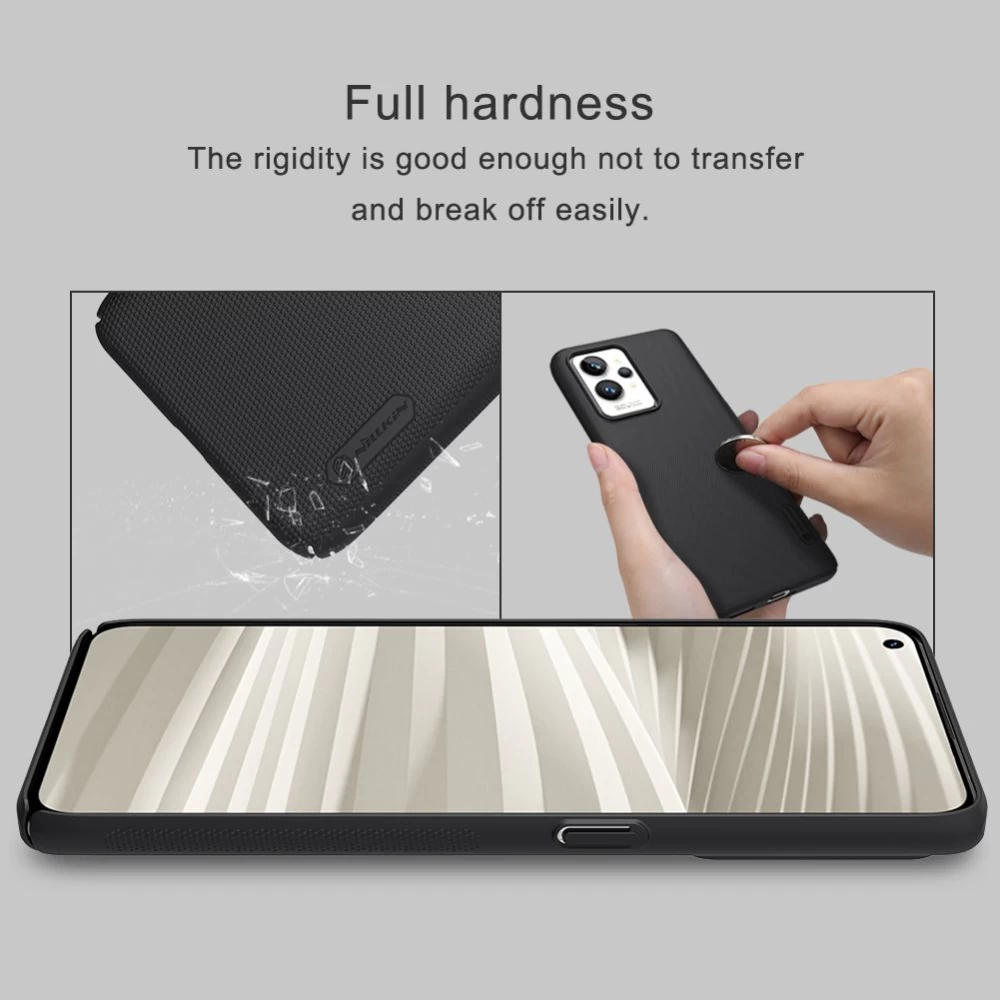Oppo Realme GT2 Pro vāciņš zils Nillkin Super Frosted Shield