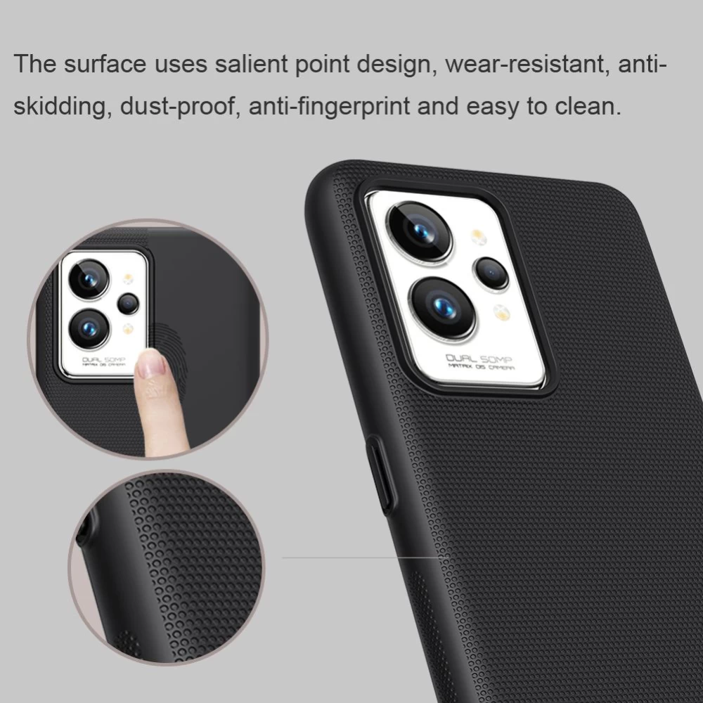 Oppo Realme GT2 Pro vāciņš zils Nillkin Super Frosted Shield