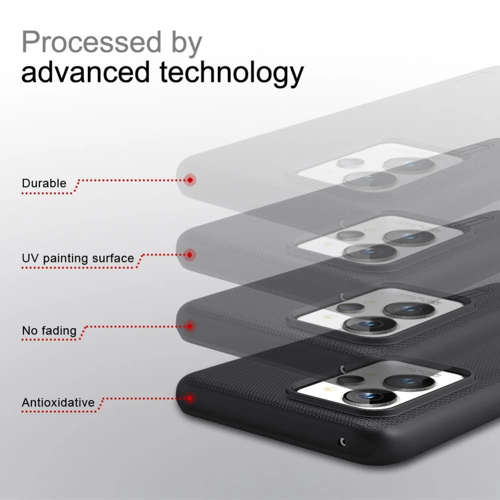 Oppo Realme GT2 Pro vāciņš zils Nillkin Super Frosted Shield