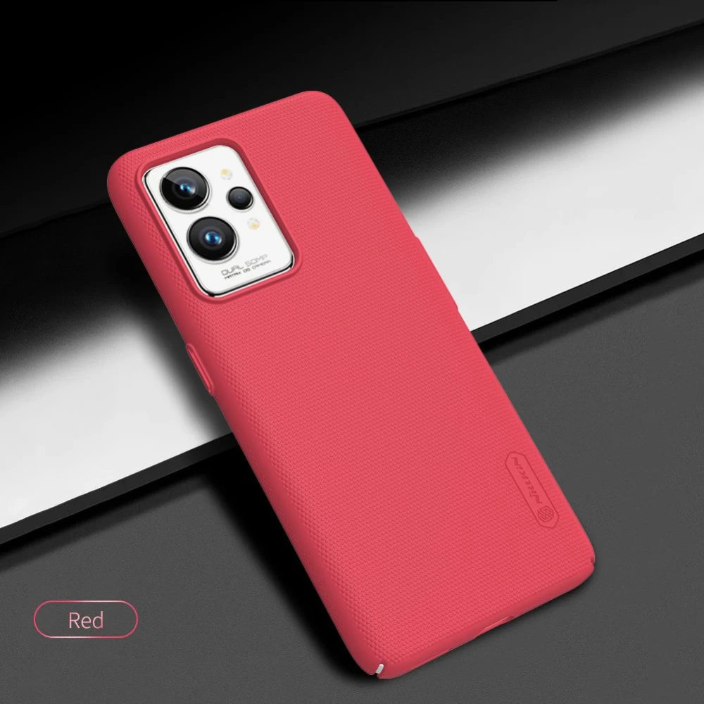 Oppo Realme GT2 Pro vāciņš zils Nillkin Super Frosted Shield