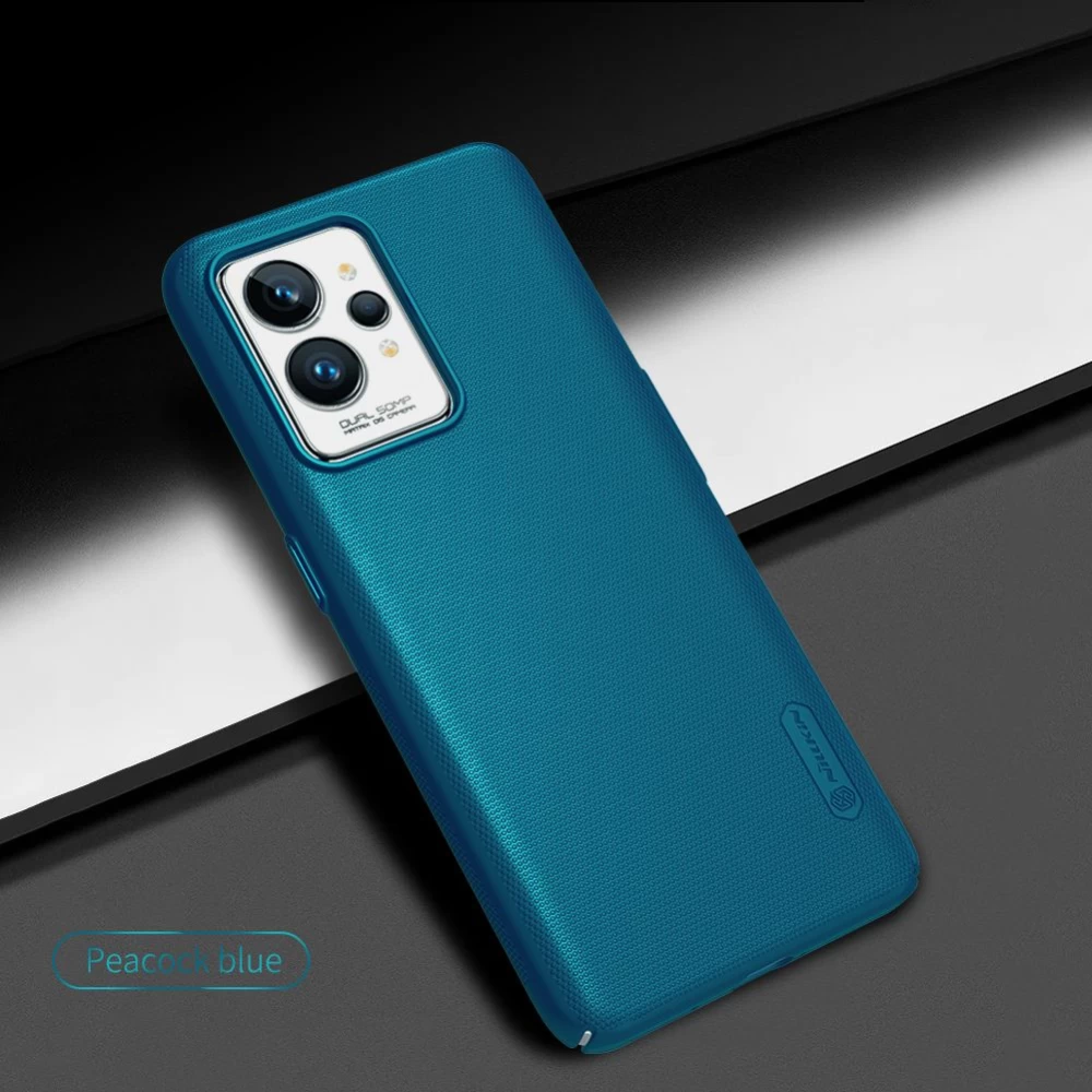 Oppo Realme GT2 Pro vāciņš zils Nillkin Super Frosted Shield
