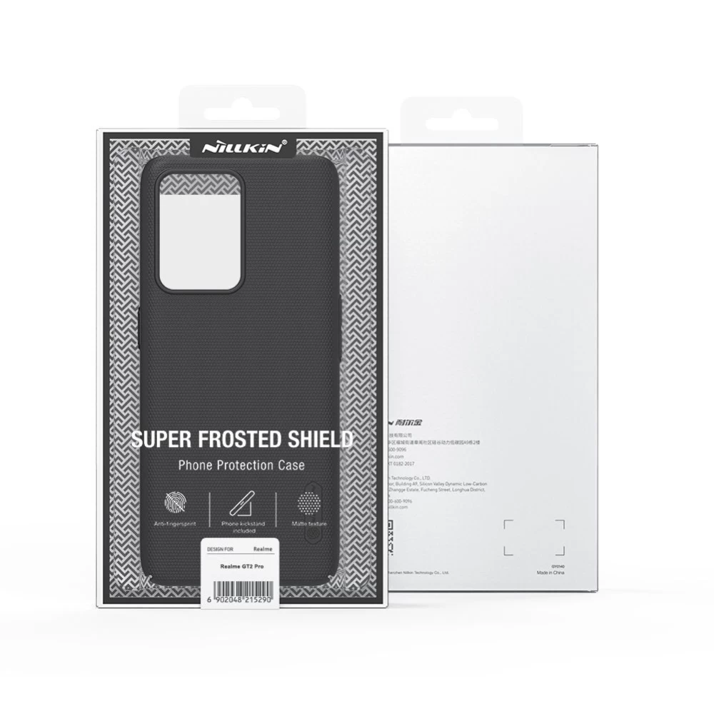 Oppo Realme GT2 Pro vāciņš zils Nillkin Super Frosted Shield