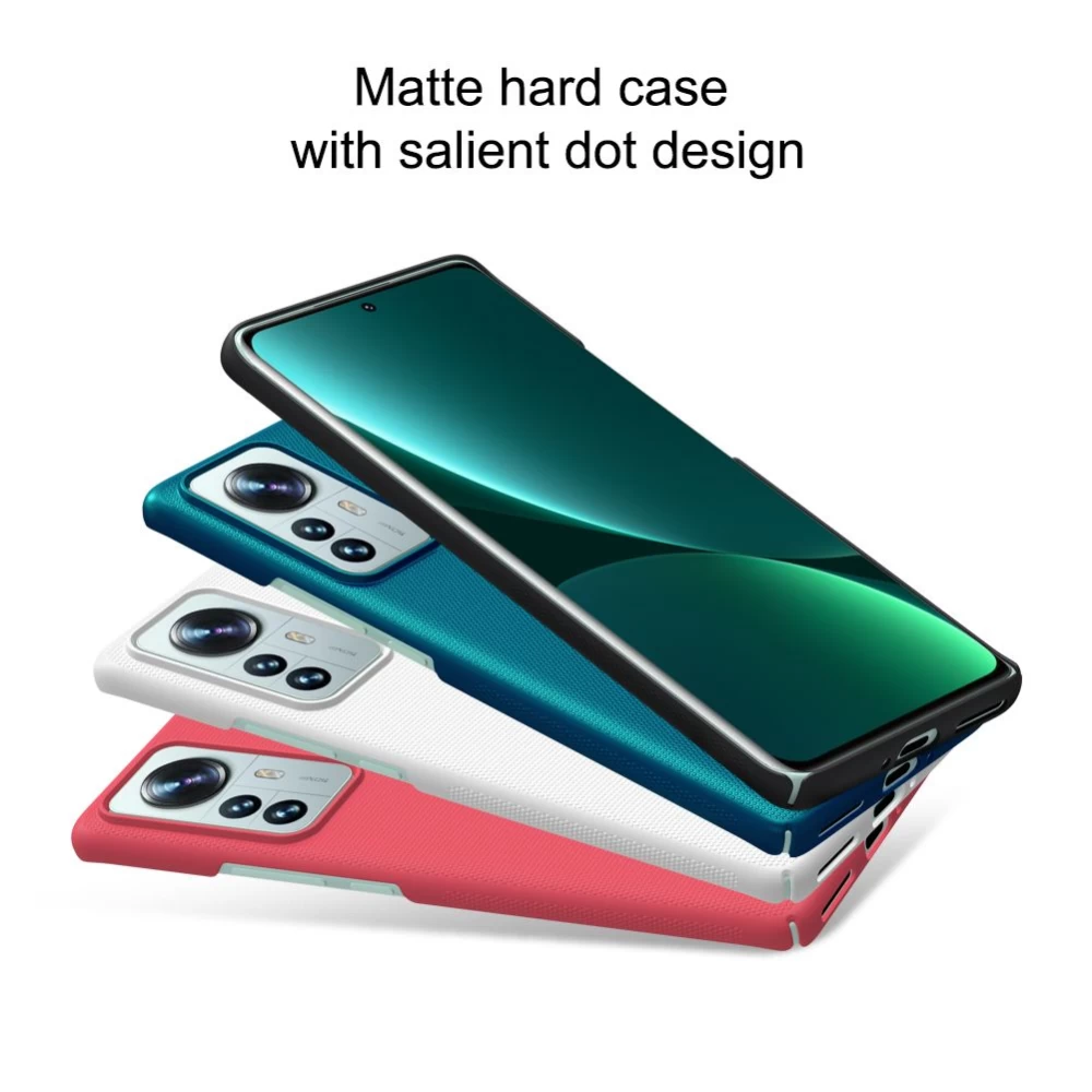 Xiaomi 12 Pro vāciņš sarkans Nillkin Super Frosted Shield