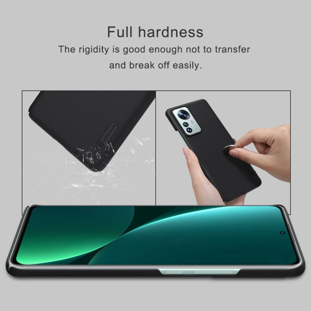 Xiaomi 12 Pro vāciņš sarkans Nillkin Super Frosted Shield