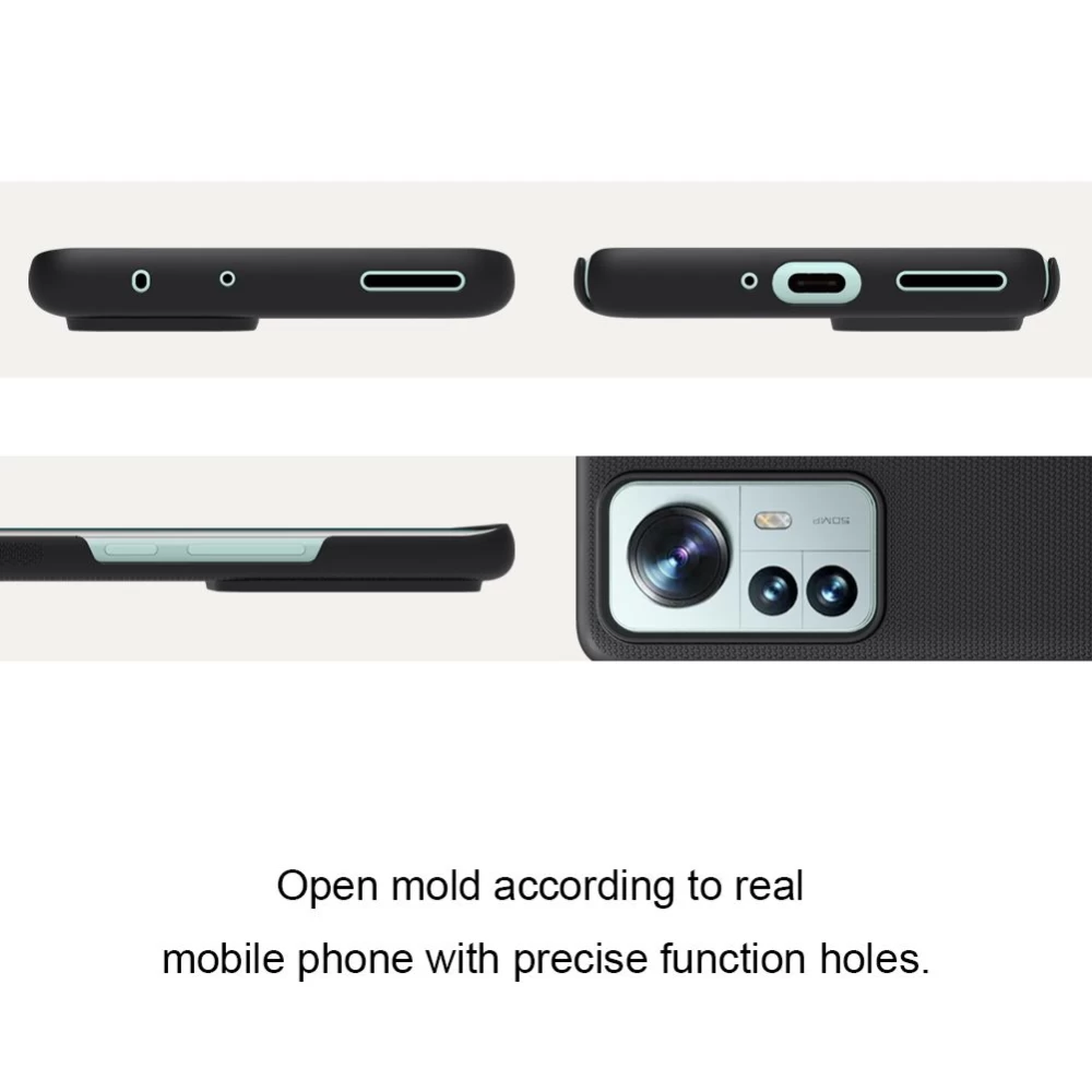 Xiaomi 12 Pro vāciņš sarkans Nillkin Super Frosted Shield