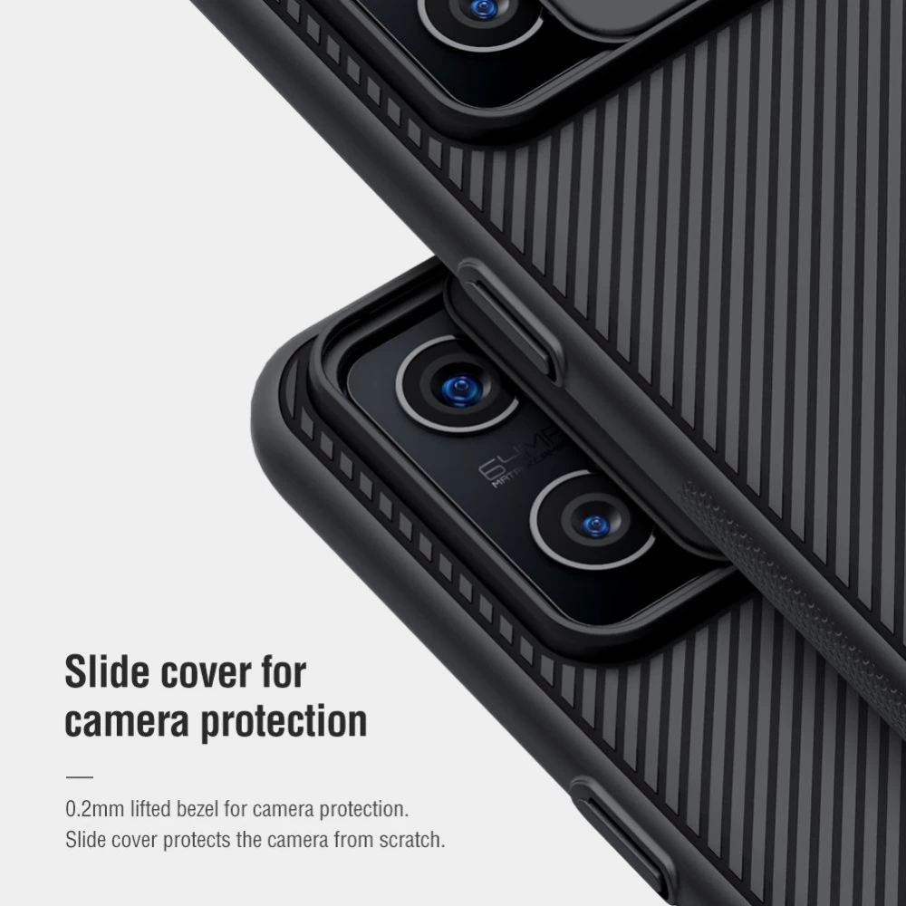 Oppo Realme GT Neo 2 vāciņš zils Nillkin CamShield / Q5 Pro 5G