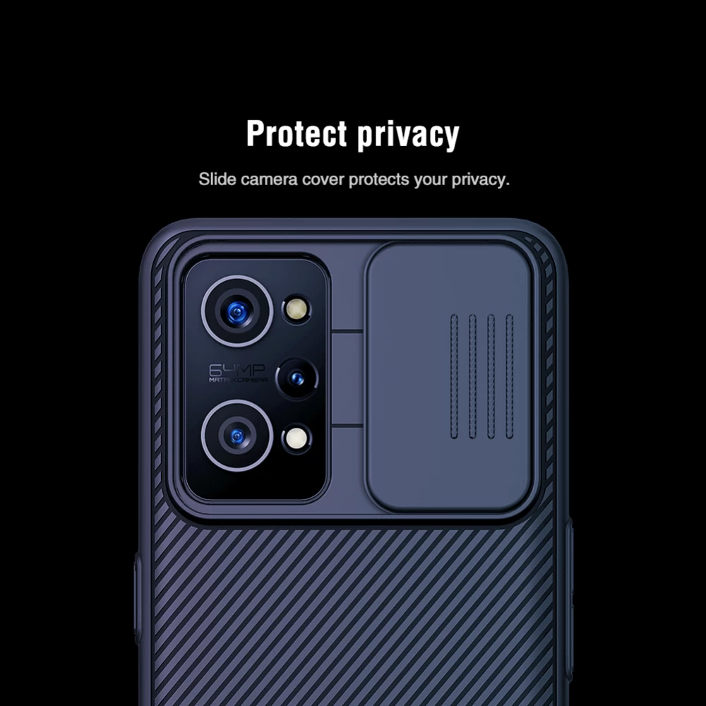 Oppo Realme GT Neo 2 vāciņš zils Nillkin CamShield / Q5 Pro 5G