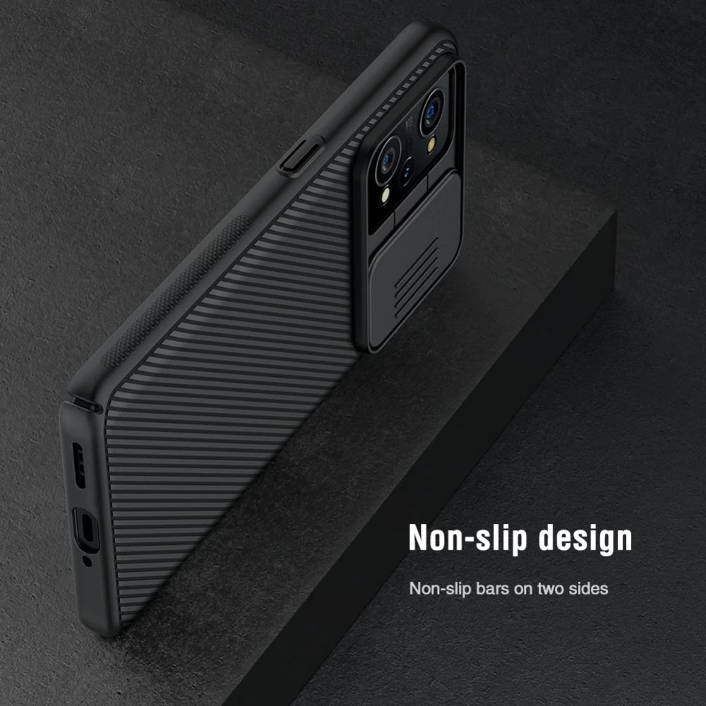Oppo Realme GT Neo 2 vāciņš zils Nillkin CamShield / Q5 Pro 5G