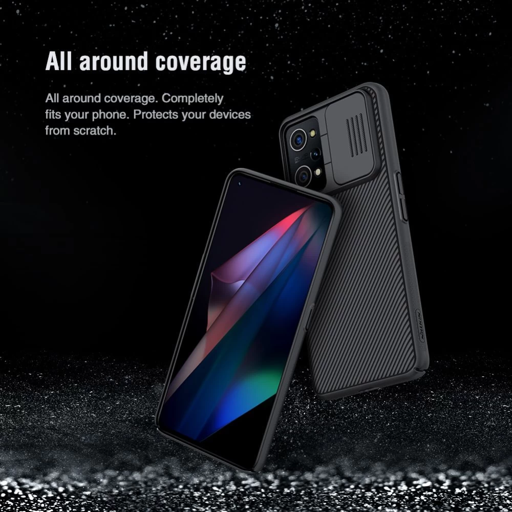 Oppo Realme GT Neo 2 vāciņš zils Nillkin CamShield / Q5 Pro 5G