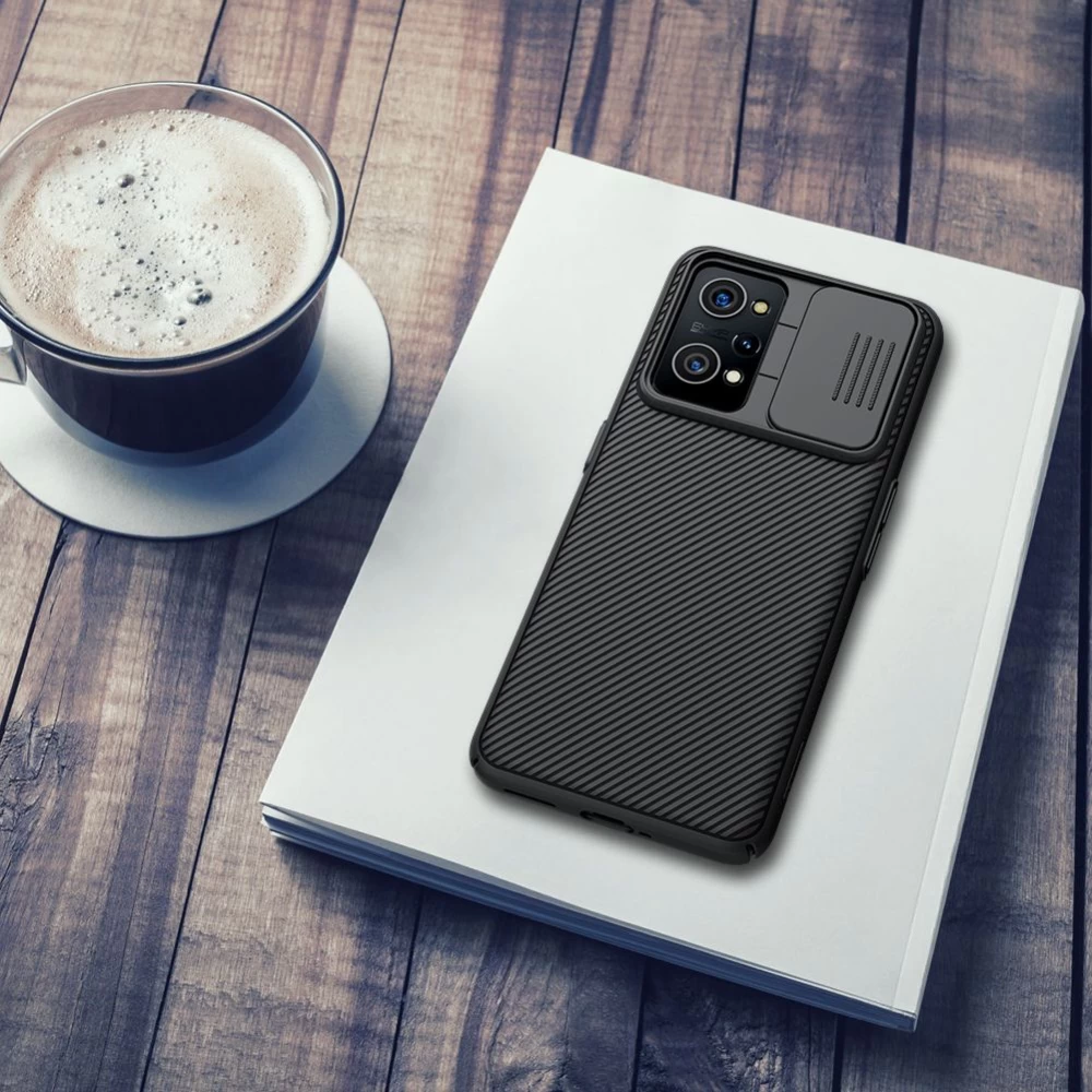 Oppo Realme GT Neo 2 vāciņš zils Nillkin CamShield / Q5 Pro 5G