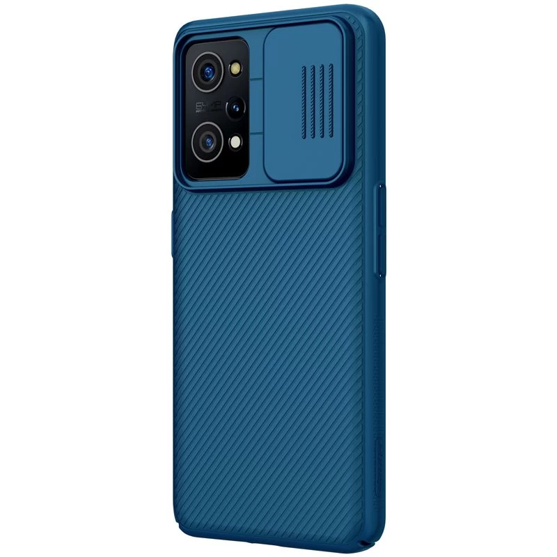 Oppo Realme GT Neo 2 vāciņš zils Nillkin CamShield / Q5 Pro 5G