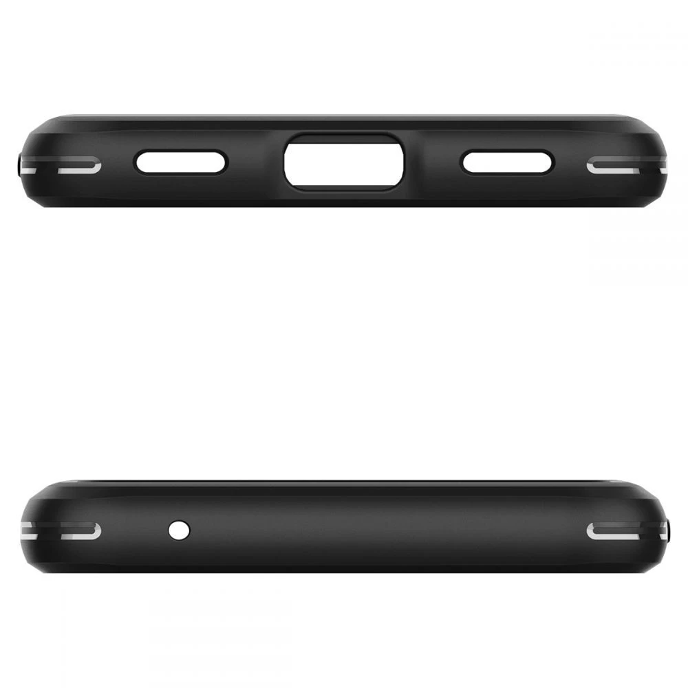 Google Pixel 6A dėklas Juoda SPIGEN Rugged Armor
