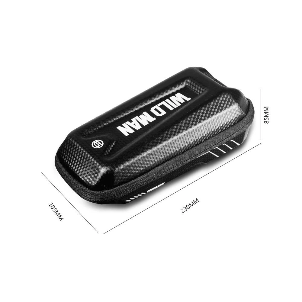 Velo telefona turētājs  WILDMAN Hardpouch Bike Mount E5S melns