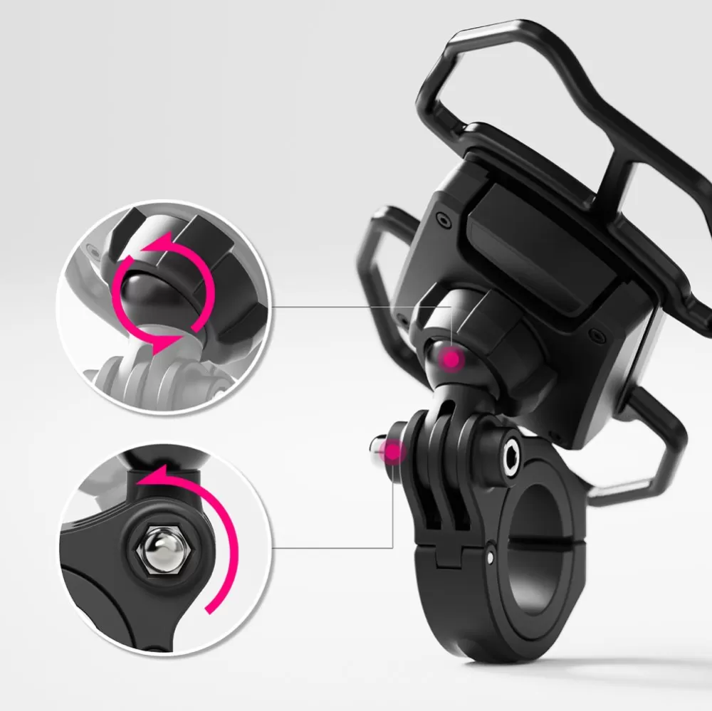Velo telefona turētājs  RINGKE QUICK & GO BIKE MOUNT melns