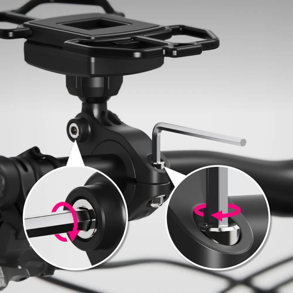 Velo telefona turētājs  RINGKE QUICK & GO BIKE MOUNT melns