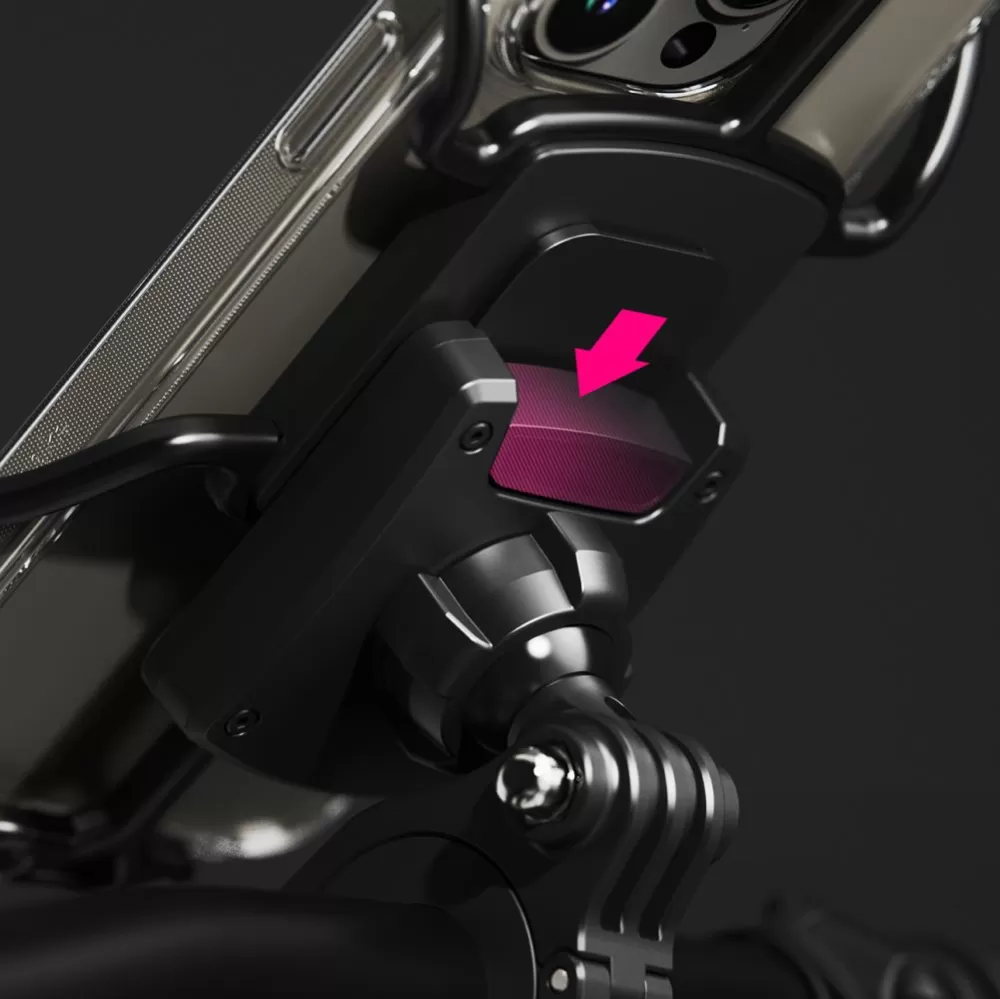 Velo telefona turētājs  RINGKE QUICK & GO BIKE MOUNT melns