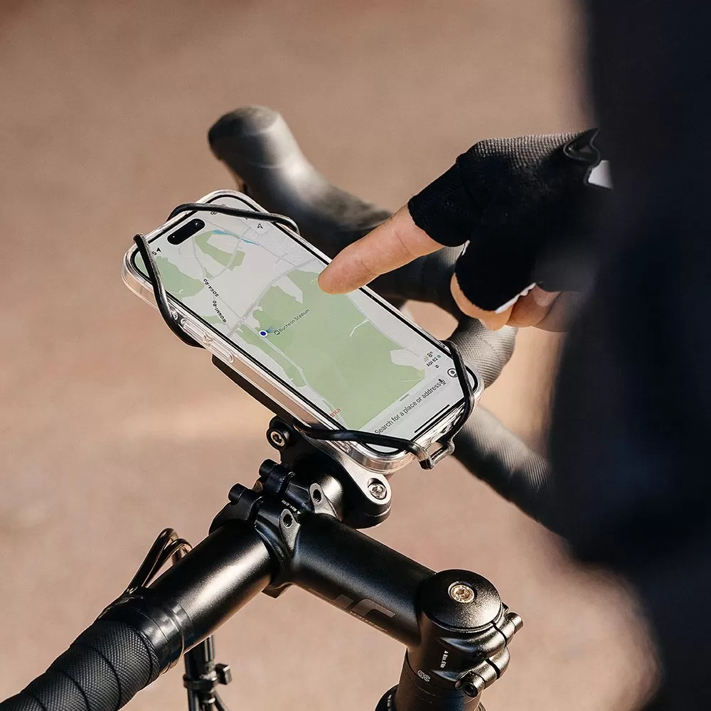 Velo telefona turētājs  RINGKE QUICK & GO BIKE MOUNT melns