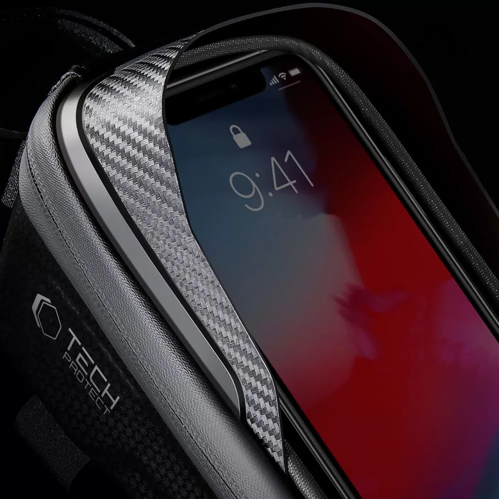 Puhelinteline pyörään  skal, fodral svart TECH-PROTECT V2 UNIVERSAL BIKE MOUNT ”M”