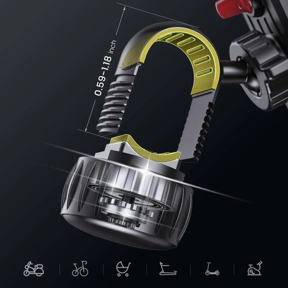 Velo telefona turētājs  TECH-PROTECT V6 UNIVERSAL BIKE & MOTORCYCLE MOUNT Viedierīču  melns