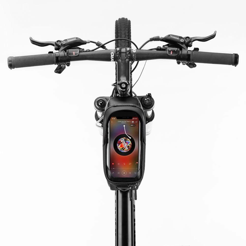 Puhelinteline pyörään  ROCKBROS Hardpouch Bike Mount M svart