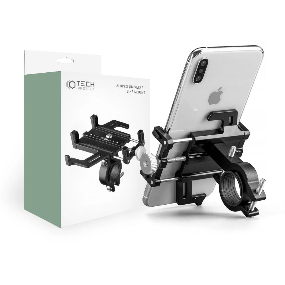 Puhelinteline pyörään  TECH-PROTECT ALUPRO Universal Bike Mount svart