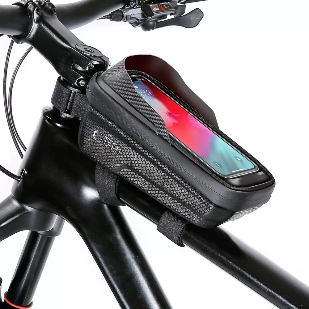 Puhelinteline pyörään  skal, fodral svart TECH-PROTECT V2 UNIVERSAL BIKE MOUNT ”M”