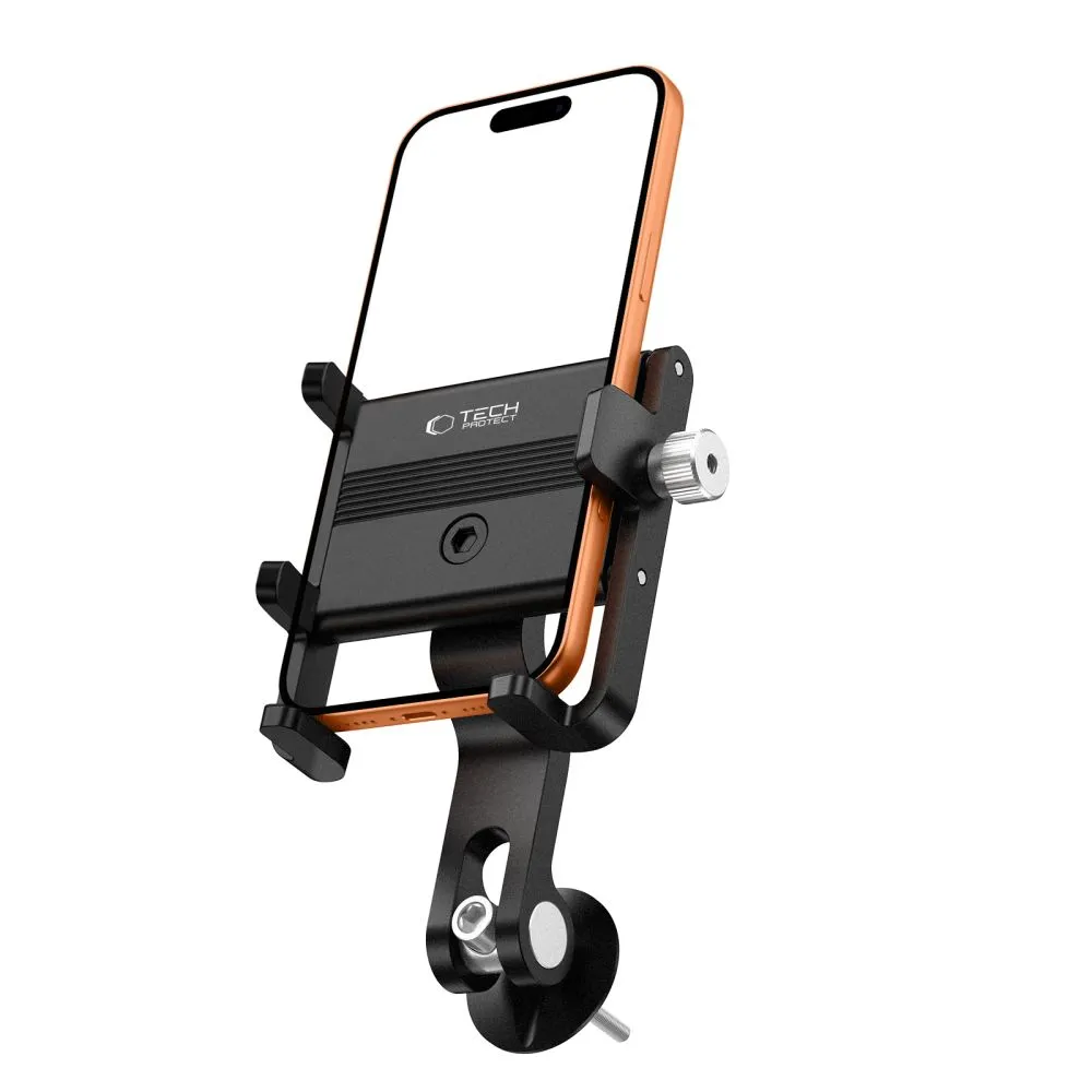 Velo telefona turētājs TECH-PROTECT V5 HANDLEBAR & STEM UNIVERSAL BIKE MOUNT Viedierīču melns
