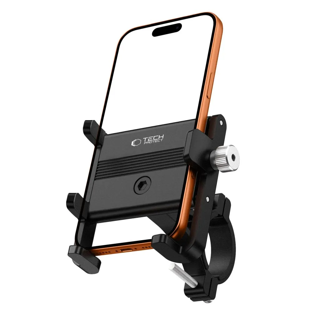 Velo telefona turētājs TECH-PROTECT V5 HANDLEBAR & STEM UNIVERSAL BIKE MOUNT Viedierīču melns