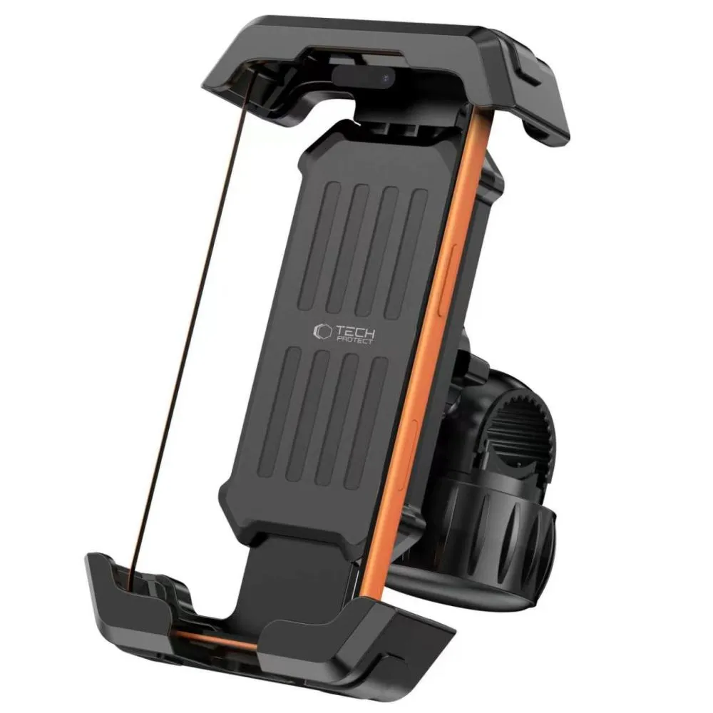 Velo telefona turētājs  TECH-PROTECT V6 UNIVERSAL BIKE & MOTORCYCLE MOUNT Viedierīču  melns