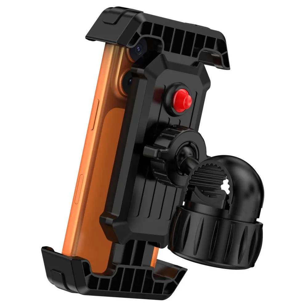 Velo telefona turētājs  TECH-PROTECT V6 UNIVERSAL BIKE & MOTORCYCLE MOUNT Viedierīču  melns