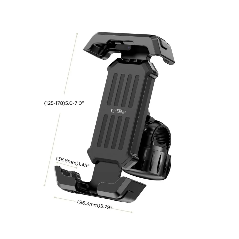 Velo telefona turētājs  TECH-PROTECT V6 UNIVERSAL BIKE & MOTORCYCLE MOUNT Viedierīču  melns